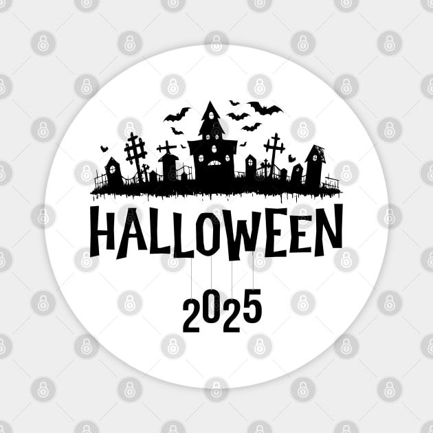 Halloween-2025 Magnet by Creatifly Graphic Tees